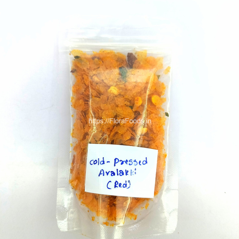 SAMPLE-Cold Pressed Oil Avalakki(Red)/Flattened Rice/Kacchi Ghani Pohe ...